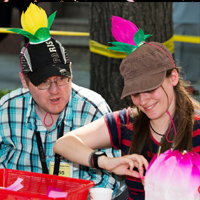 2012 전통문화마당 -  외국인 등만들기대회