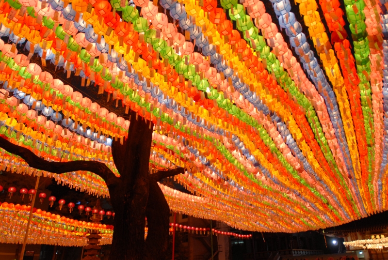 조계사 등 전경