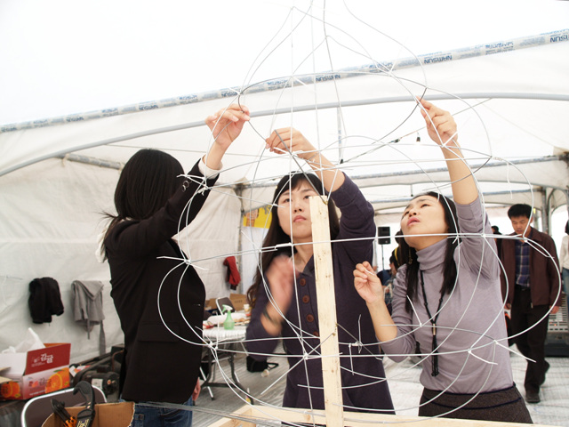 전통등 강습회 등만들기 %26lt;보리수등1%26gt;