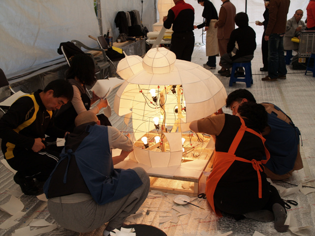 전통등 강습회 등만들기 %26lt;초가집등2%26gt;