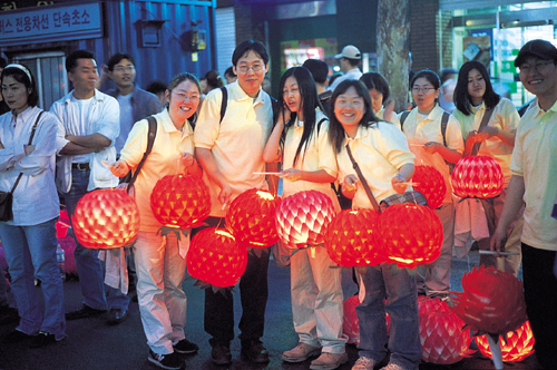 행렬맞이 젊은불자