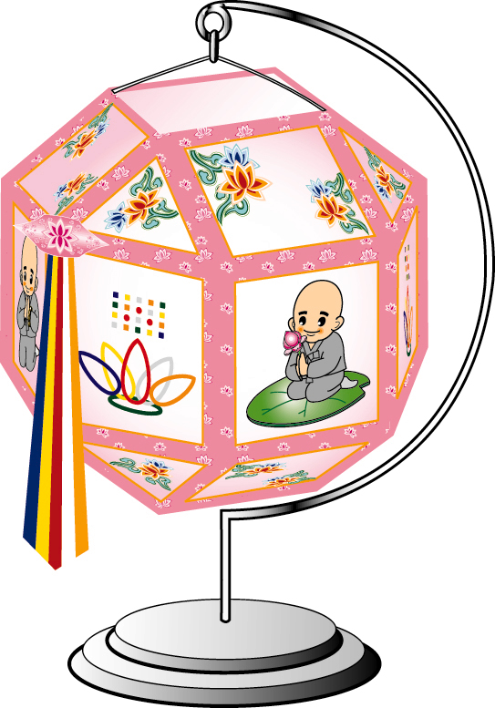 선물용 팔모등 디자인