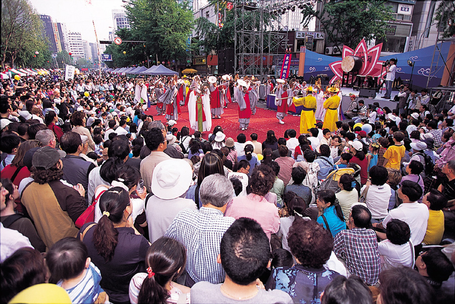 영산재 공연과 관중