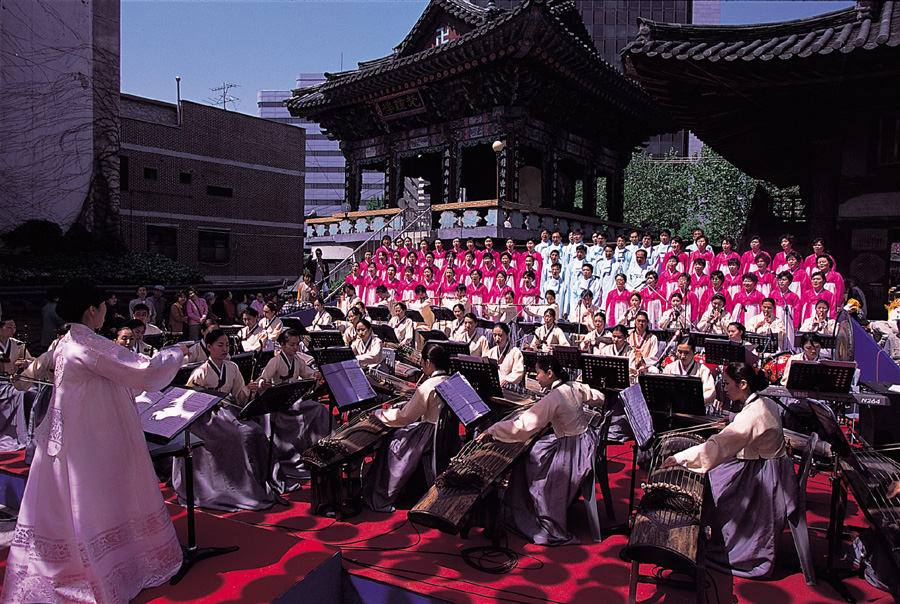 합창단과 관현악단