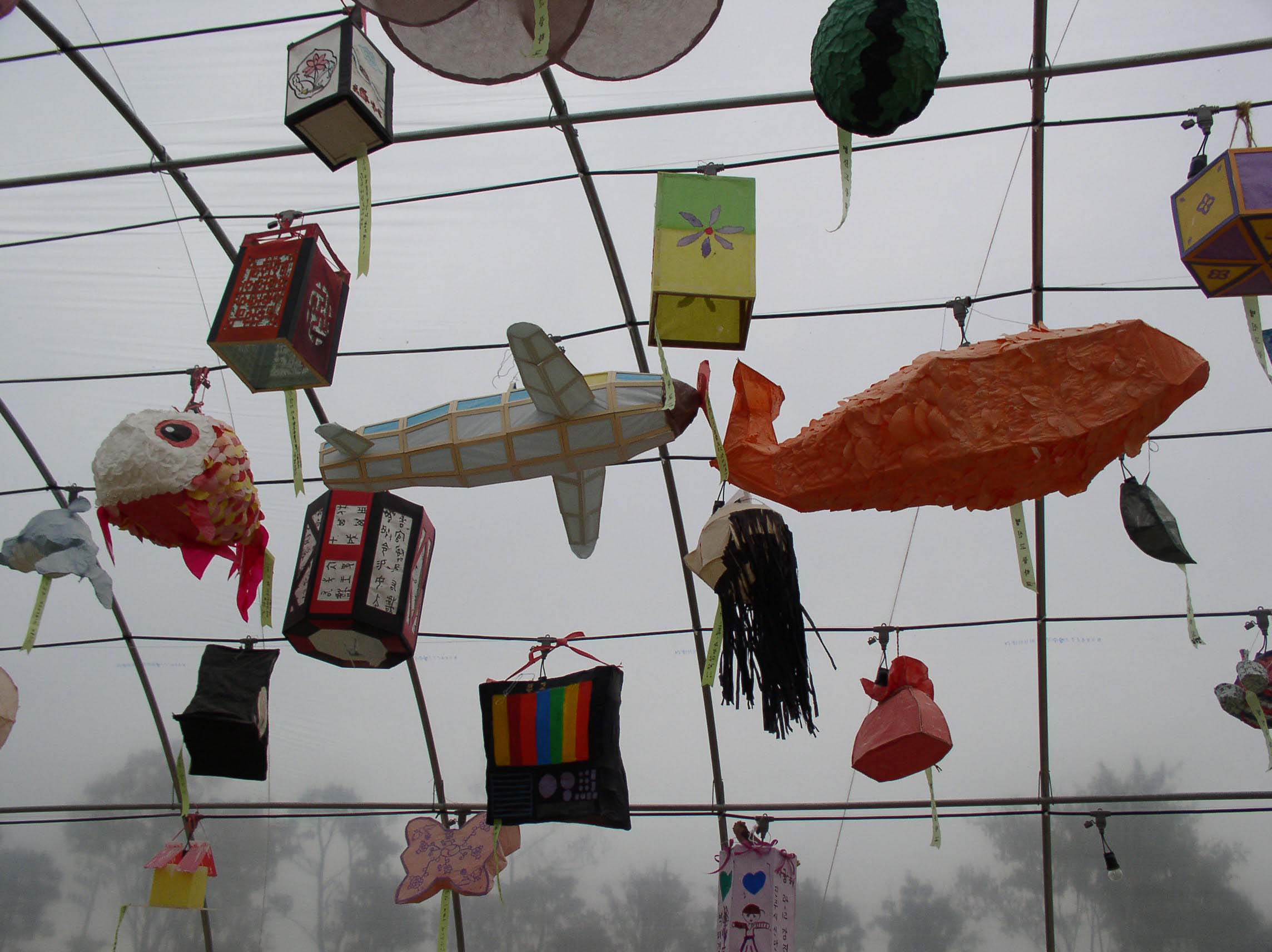 학생창작 비행기등, 물고기등, 텔레비젼 등