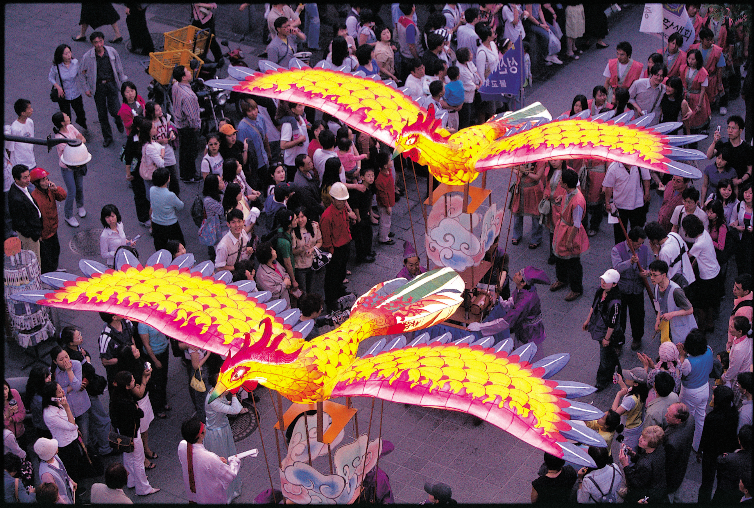 불기2548(2004)연등축제 연등놀이 사진 화보