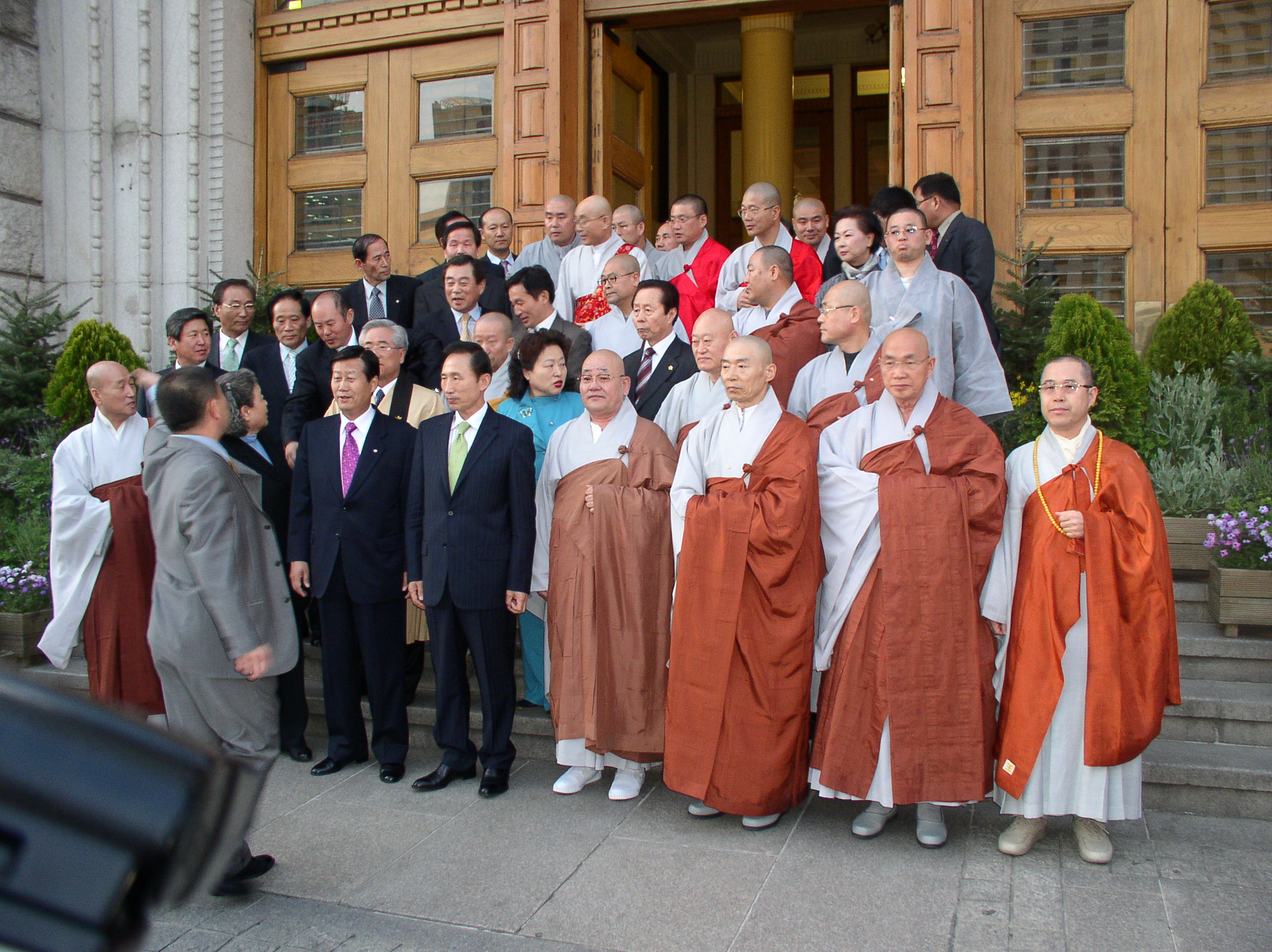 시청앞 점등식 사진