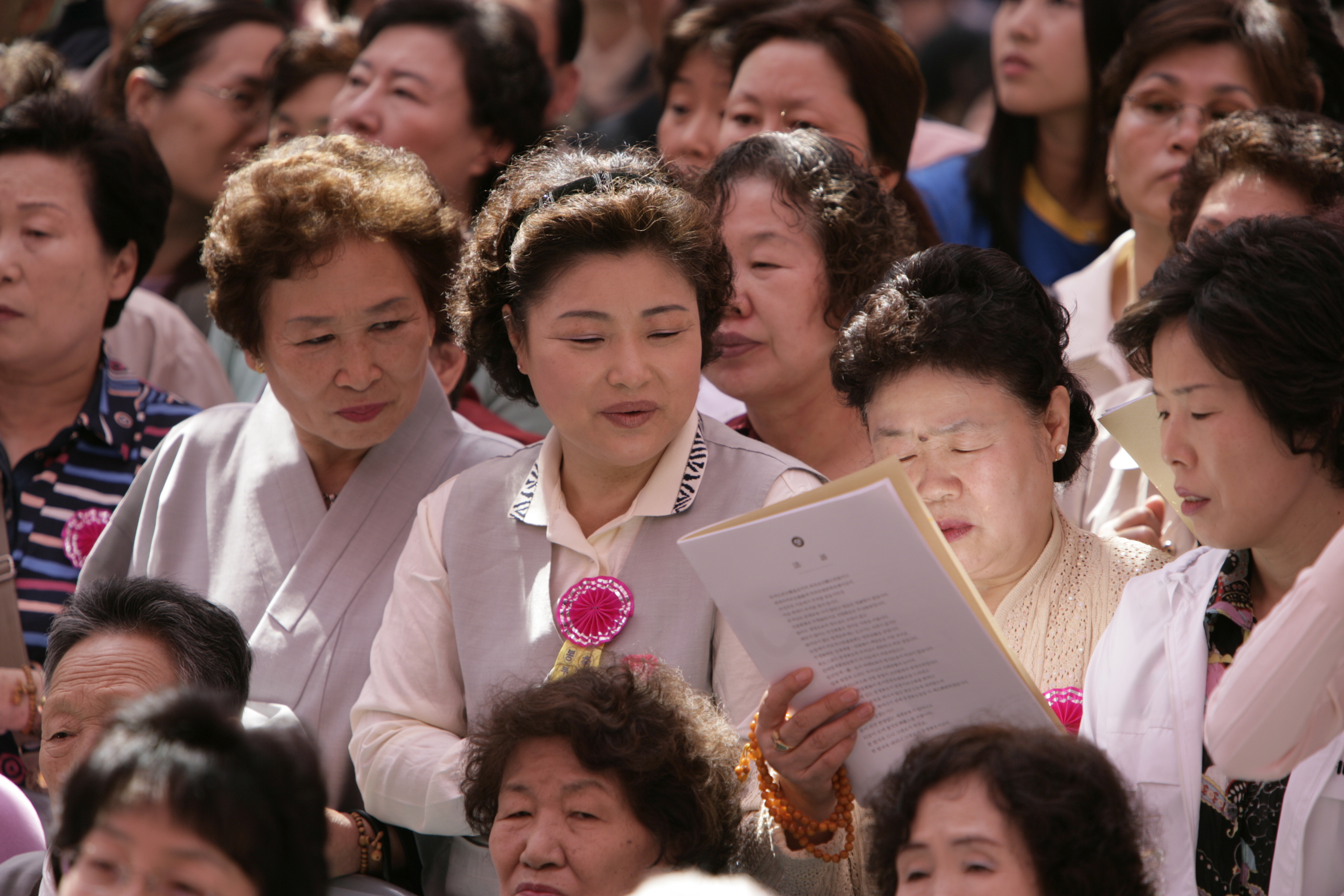2549 법요식 장면